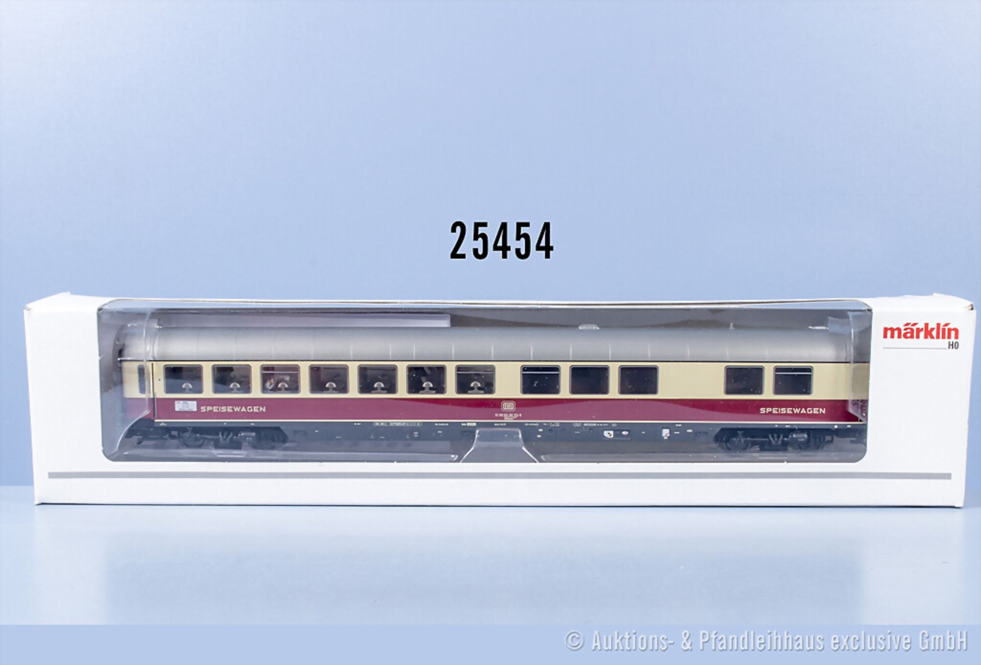 Märklin mfx digital H0 43866 D-Zug-Speisewagen der DB mit versch. Beleuchtungs- und ...