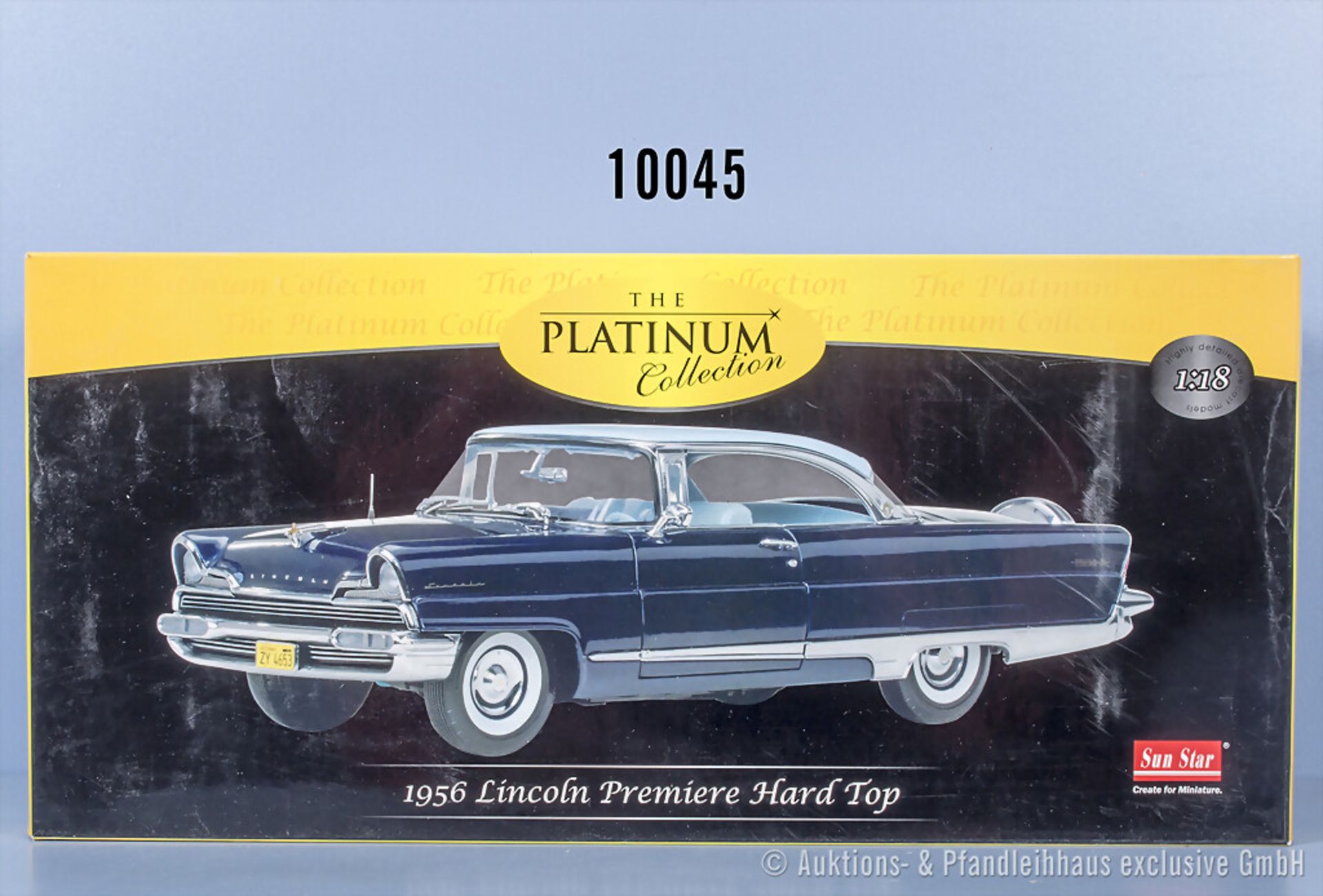 Sun Star The Platinum Collection 1956 Lincoln Premiere Hard Top, 4653, Metall, 1:18, Z ...