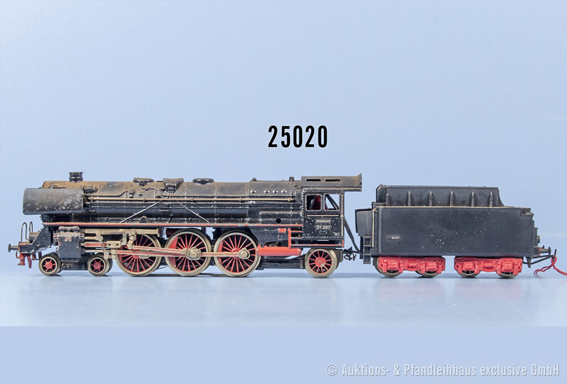 Märklin H0 F800 Typ 6 Schlepptenderlok der DB, BN 01 097, Z 2, verschmutzt, 1 ...