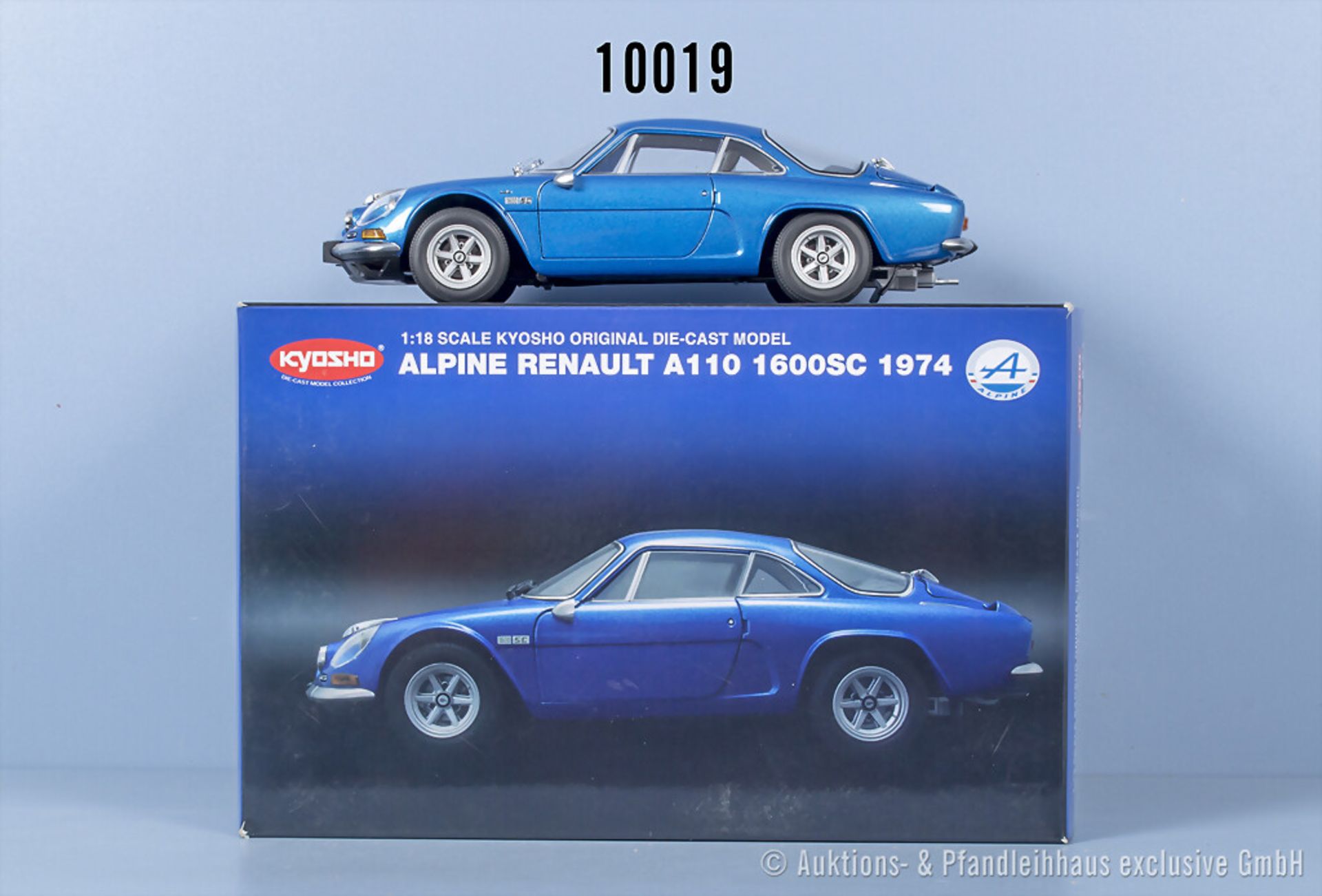 Kyosho  Alpine Renault A110 1600SC 1974, 08482BL, Metall, 1:18, Z 0, ...