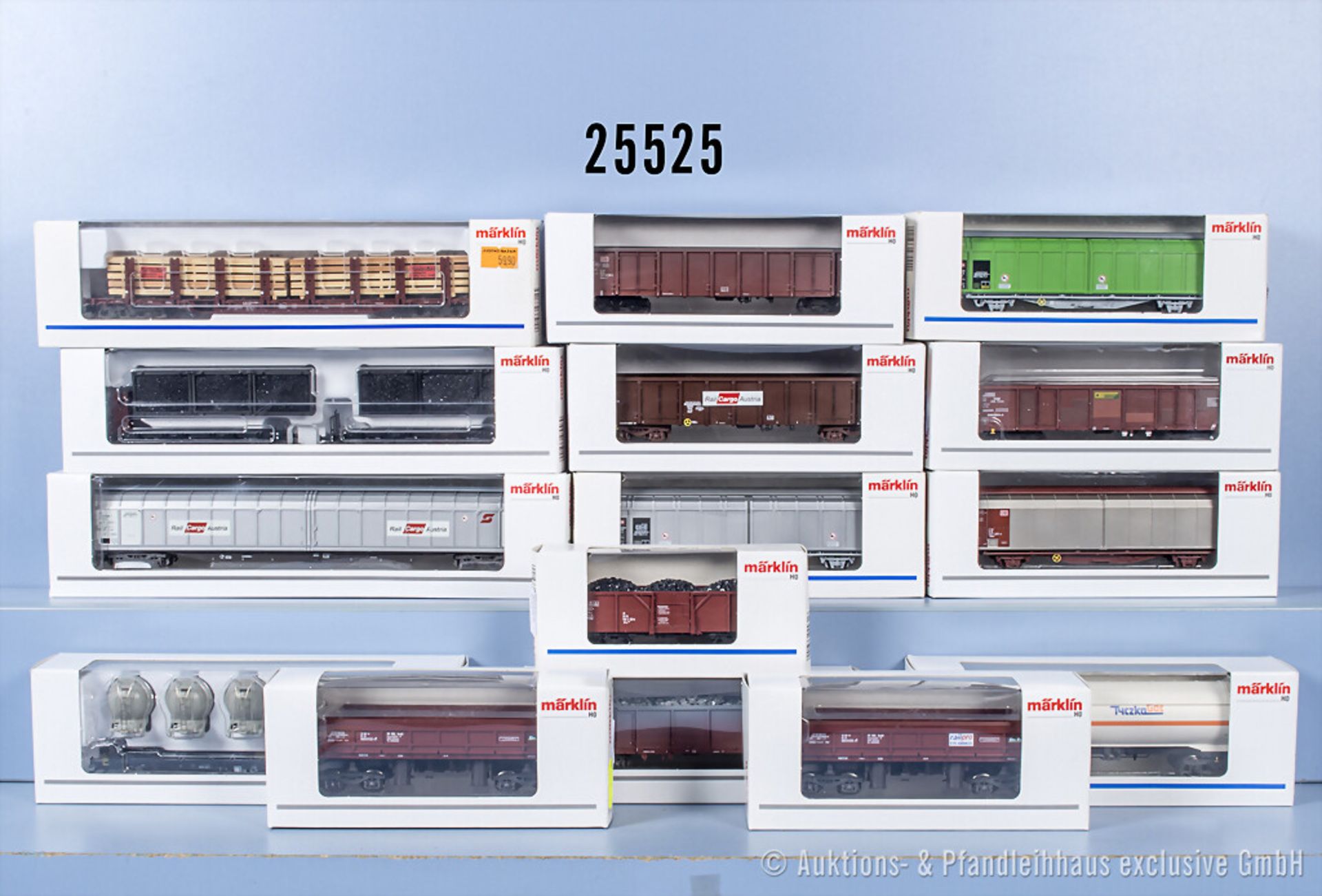 15 Märklin H0 Wagen, dabei 4431, 46904, 47191, 47196, 47714, 48020, 48022, 48035, ...