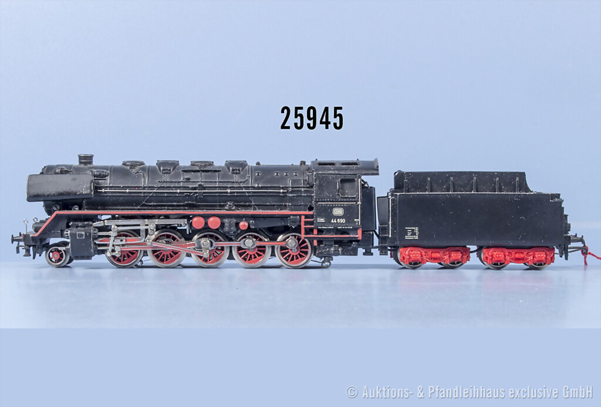 Märklin H0 3047 Typ 3 Schlepptenderlok der DB, BN 44 690, Z 1-2, mit kleinen ...