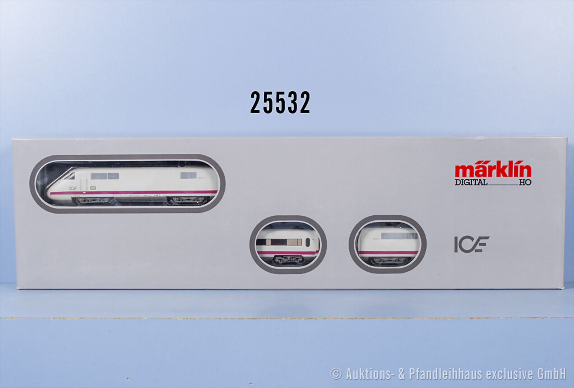 Märklin digital H0 3671 4-teiliger E-Triebzug ICE 1 der DB, BN 410 001-2, Z 0-1, in ...