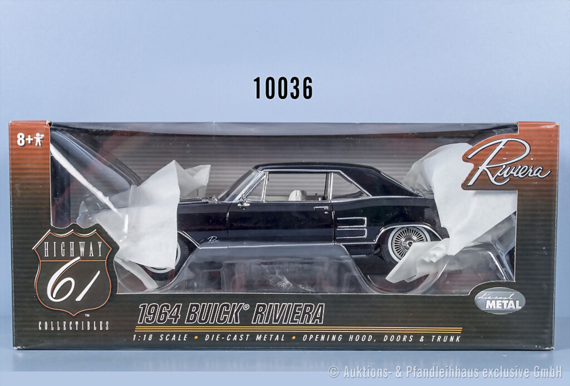 Highway 61 1964 Buick Riviera, 50368, Metall, 1:18, Z 0, ...