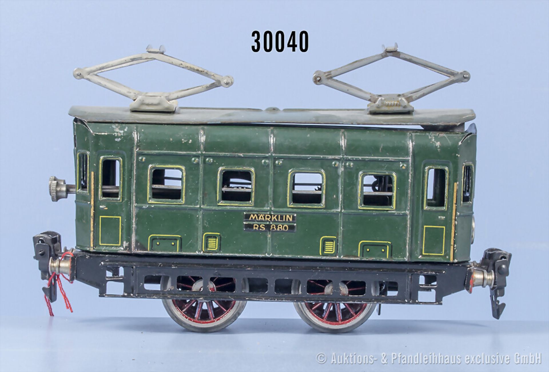 Märklin Spur 0 RS880 E-Lok für Uhrwerkbetrieb, Z 2, mit ...