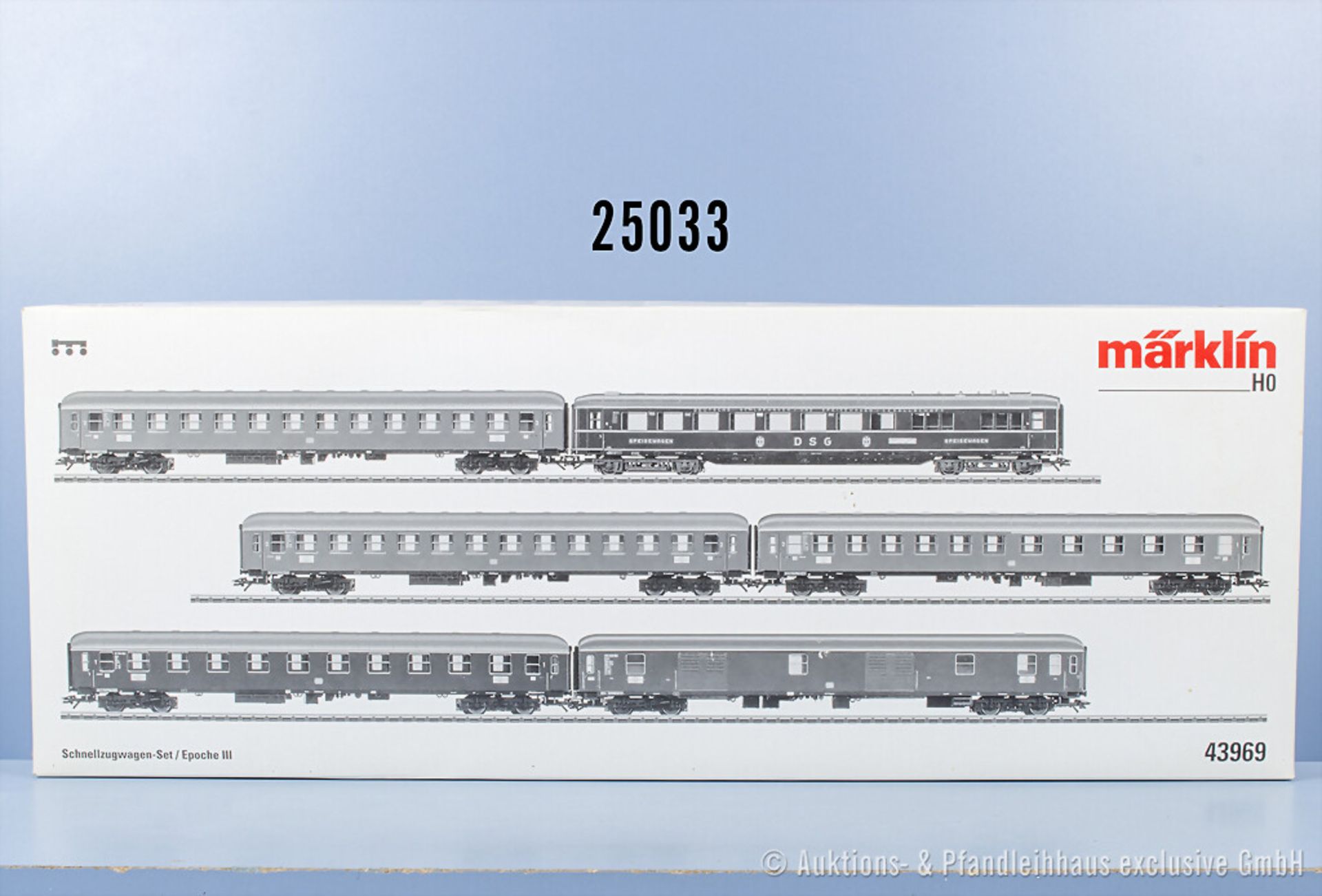 Märklin H0 43969 Wagenset D 265 Basel-Hagen, Z 0-1, in ...