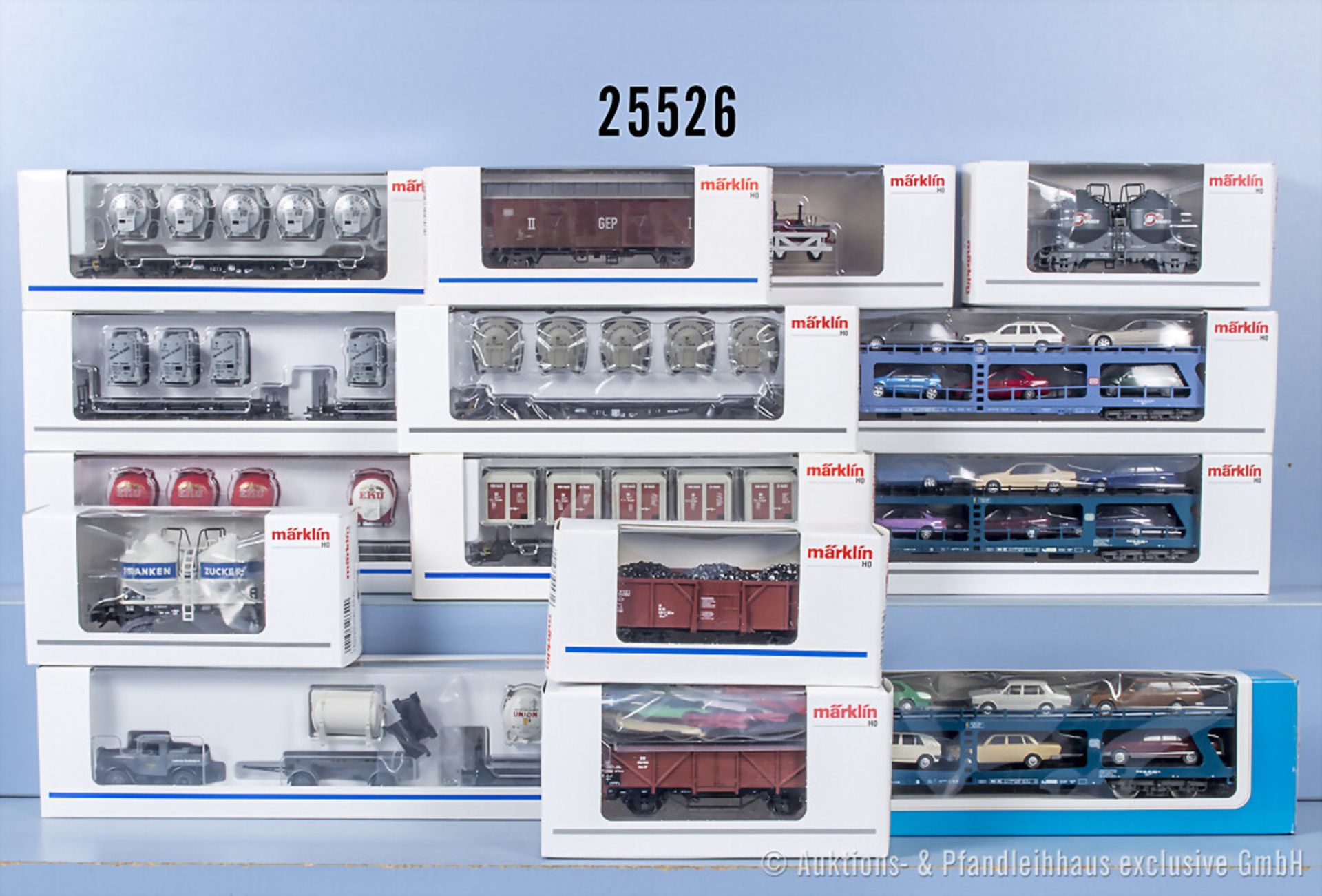 15 Märklin H0 Wagen, dabei 4233, 2 x 4234, 4431, 4703, 4767, 4853, 46035, 46615, 46620, ...