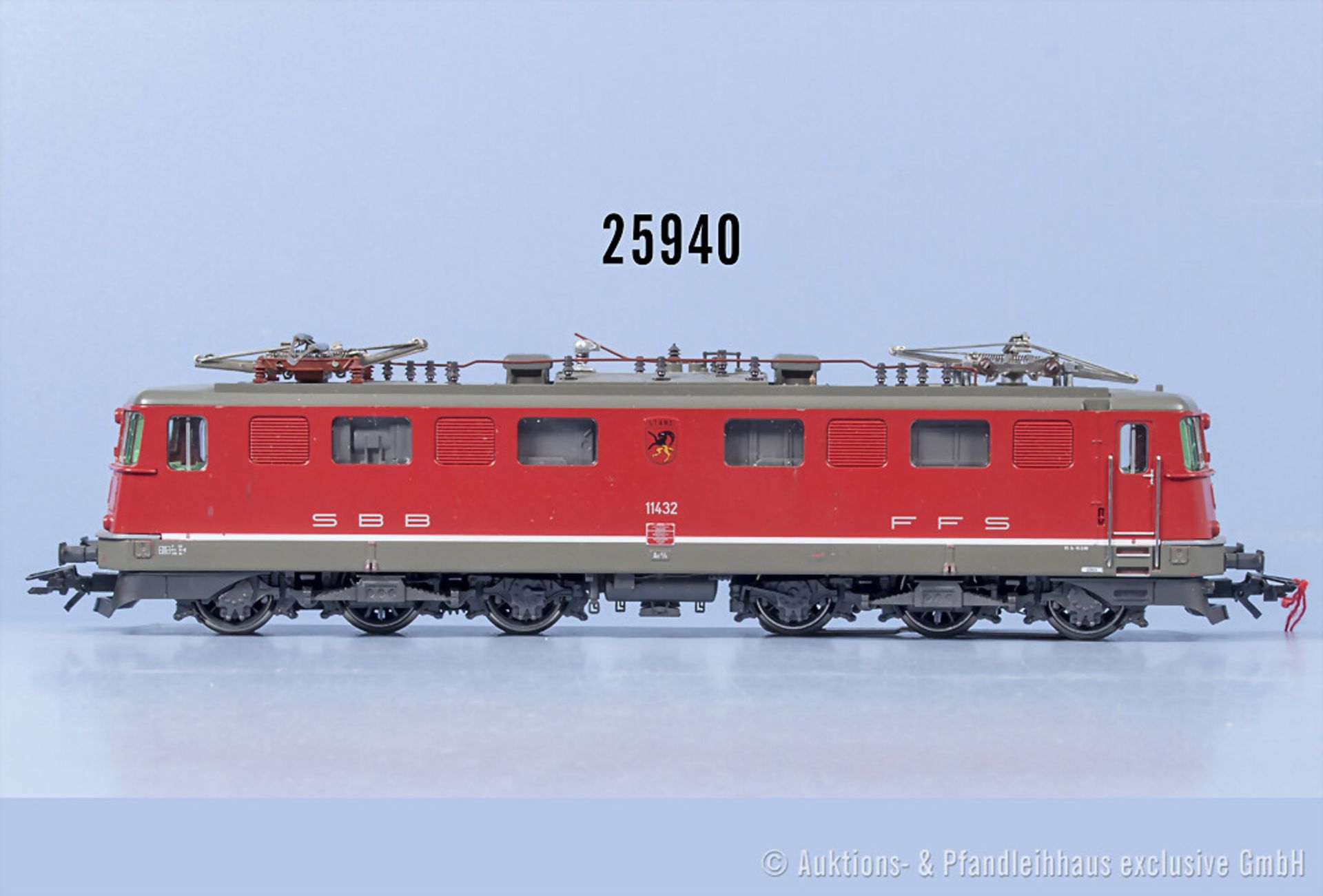 Märklin digital H0 E-Lok der SBB, BN 11432, Z 1, ein Pantograph ...