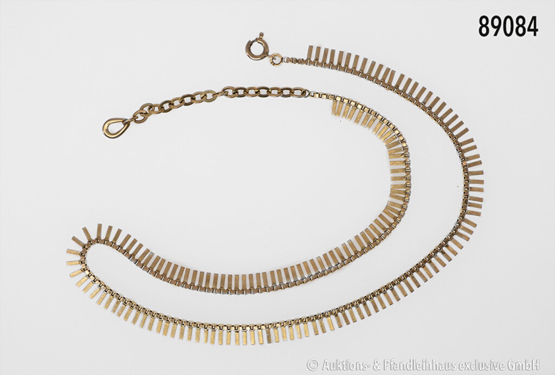 Collier, 333er Gold, L ca. 40 cm, 16,27 ...