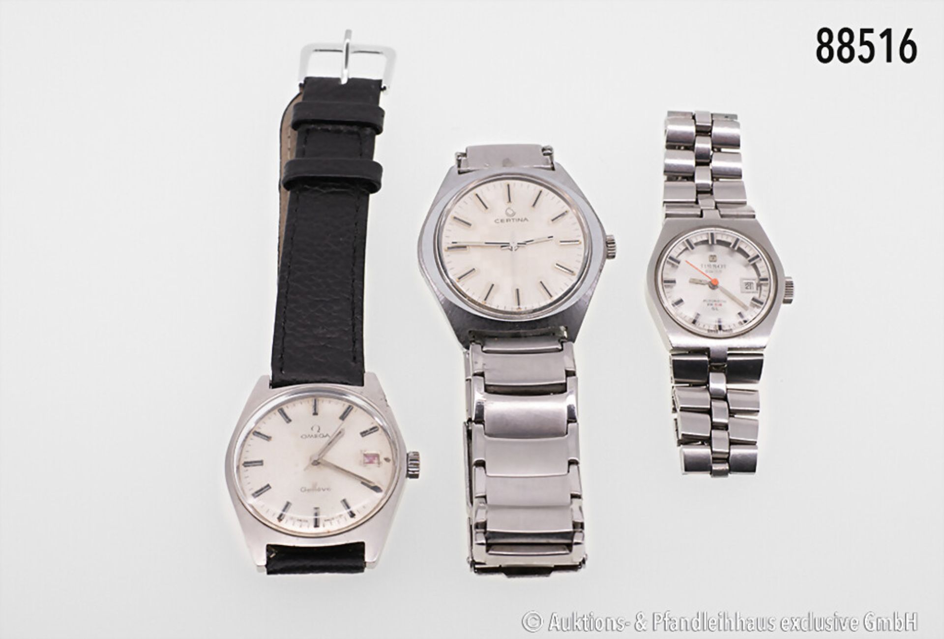 Konv. Tissot, Automatic PR 516 GL, DAU, dazu Certina, Armbanduhr, unisex, beide ...