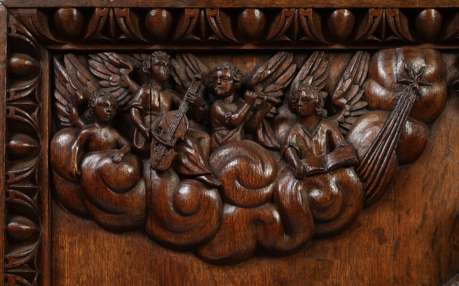 "L'Adoration des Mages", représentant les Trois Rois offrant des cadeaux à l'Enfant Jésus, sous - Image 5 of 7