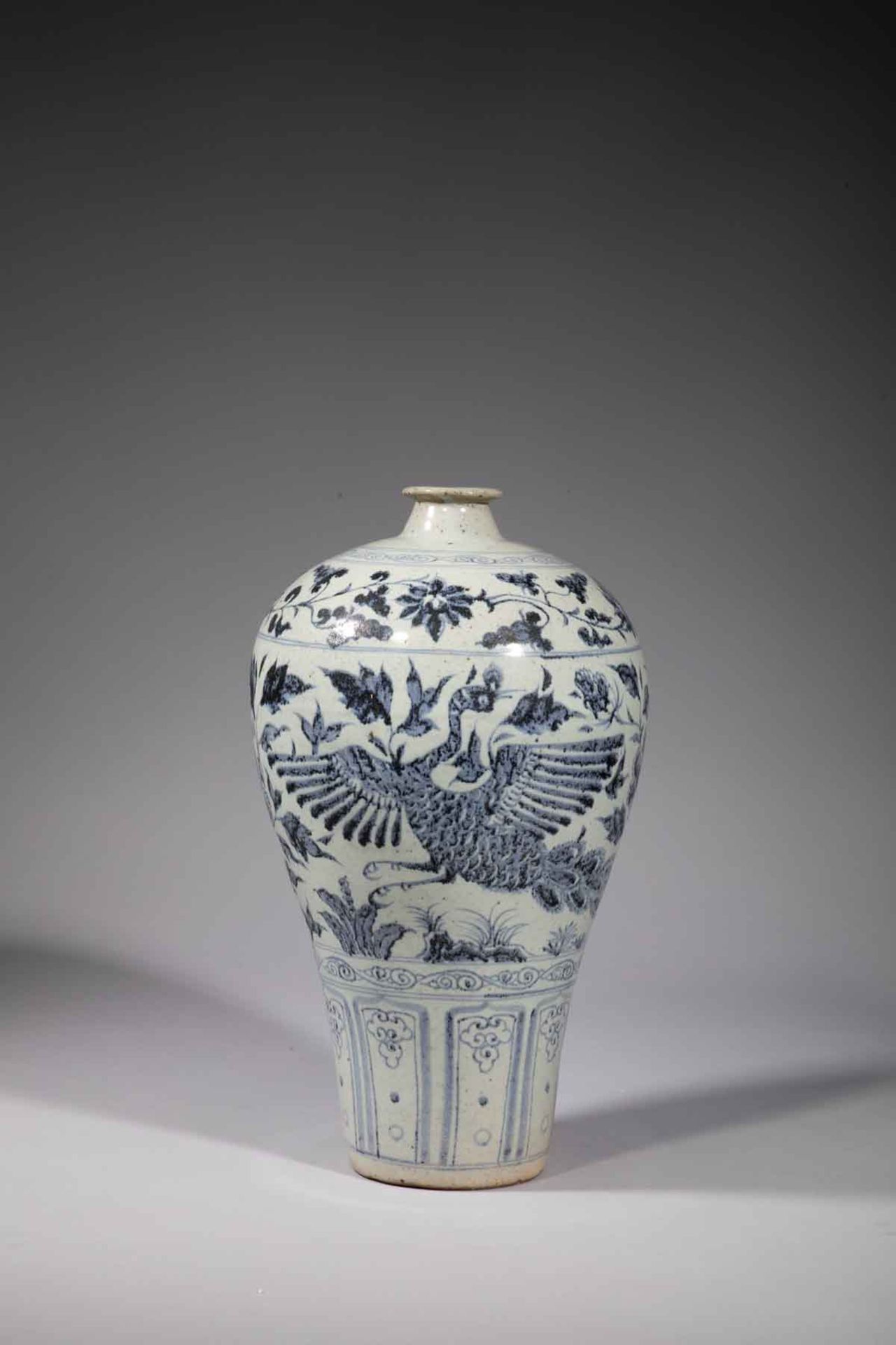 Vase de forme «  Meiping » à large corps partant d’un épaulement arrondi robuste, descendant - Bild 2 aus 6