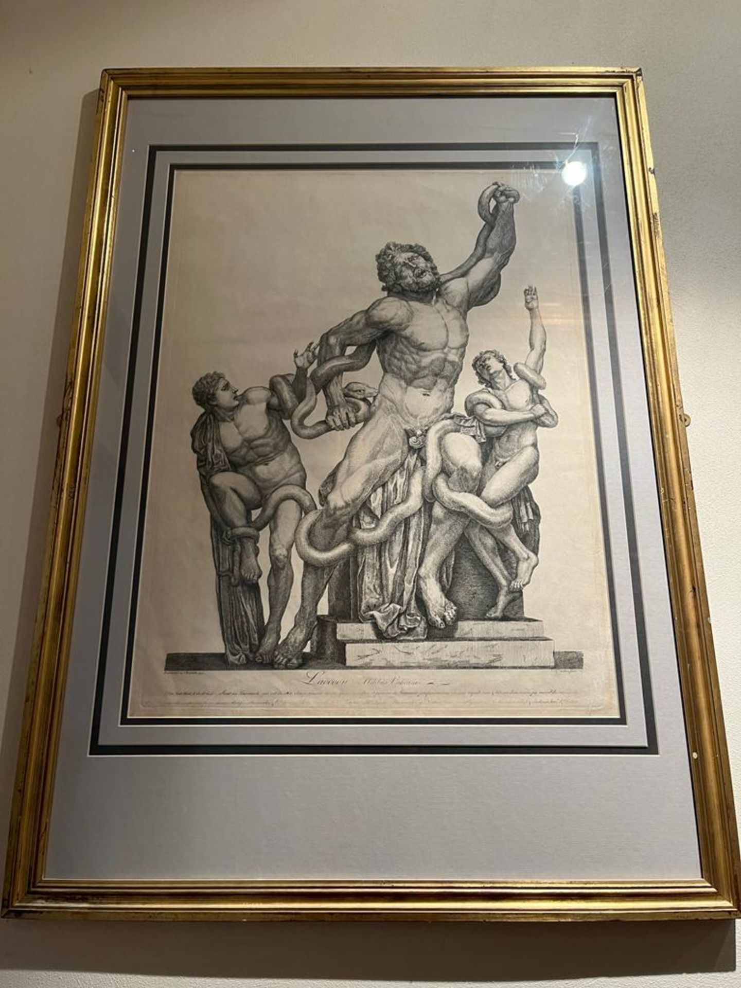 Ensemble partiel de seize sur vingt gravures sur cuivre de statues classiques, publiées en 1770 - Bild 3 aus 38