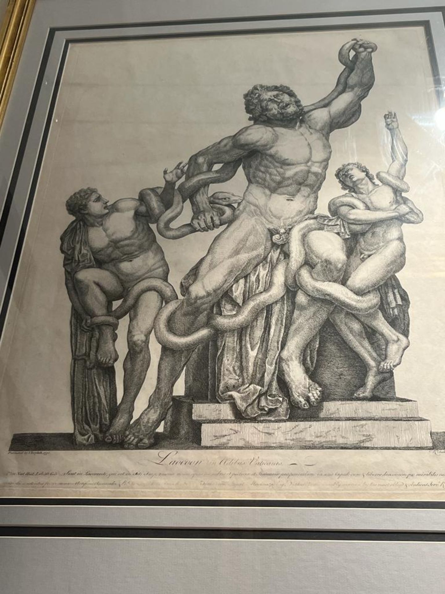 Ensemble partiel de seize sur vingt gravures sur cuivre de statues classiques, publiées en 1770 - Bild 21 aus 38