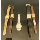 5 VARIOUS QUARTZ WRISTWATCHES INCL -ALL NEED BATTERIES