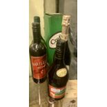 BOTTLE OF CROFT SHERRY, PROSECCO, IRISH CREAM LIQUEUR ETC.