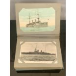 VINTAGE POSTCARDS OF WARSHIPS (APPROX 62)