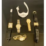 6 VARIOUS QUARTZ WRISTWATCHES INCL. TISSOT, ROTARY AND ICE -ALL NEED BATTERIES