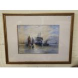 M Crouse (Poss. H Max Crouse) Framed Watercolour -signed bottom left with title bottom right '
