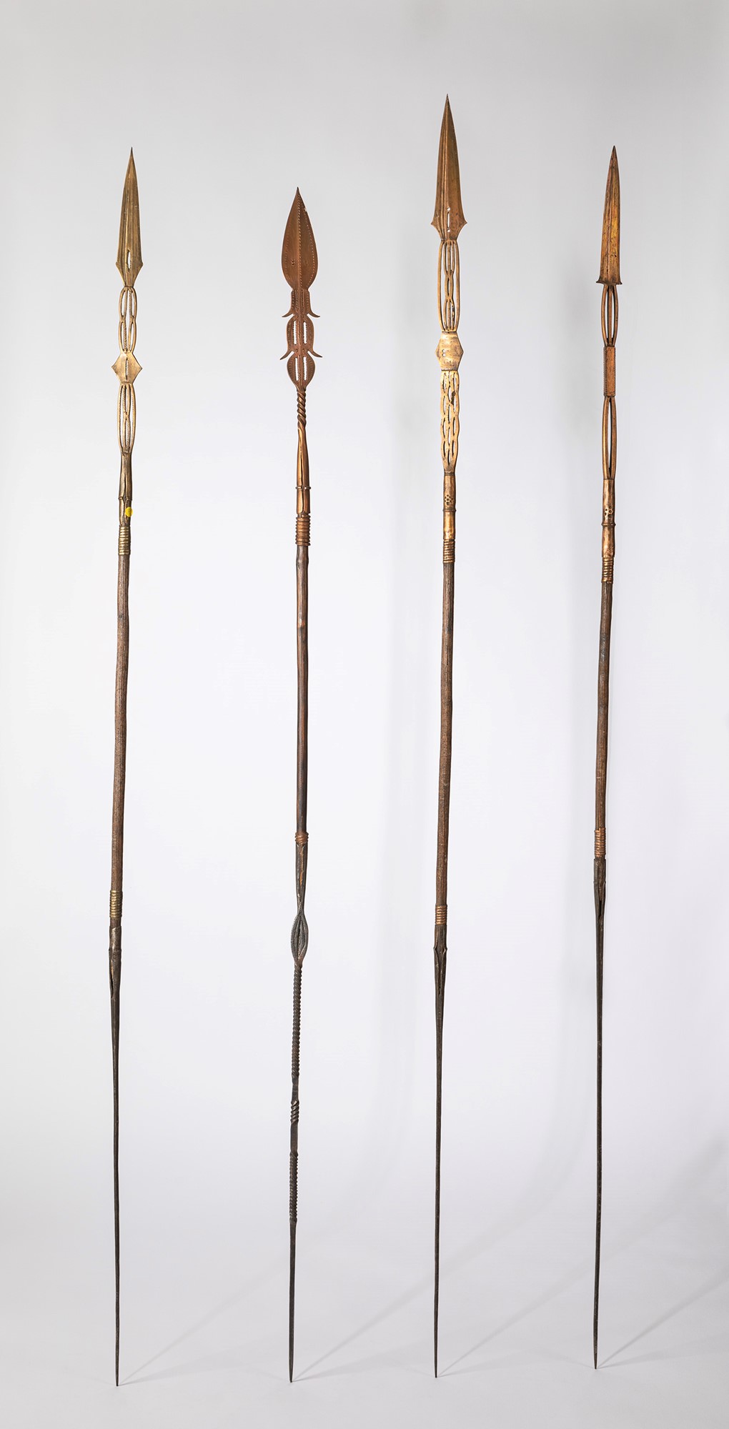 YAKOMA, NGBANDI, SANGO Congo Kinshasa - Group of 4 ornamental spears