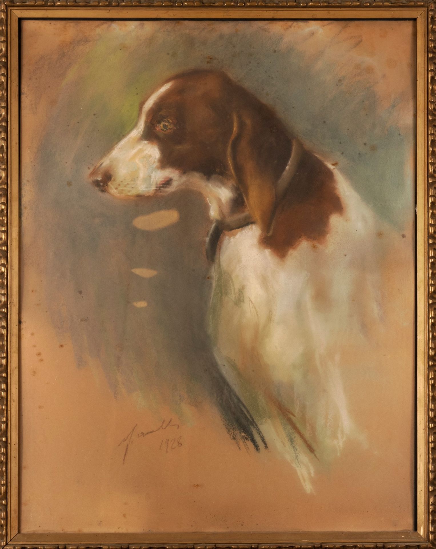 Scuola italiana, secolo XX - Hunting dog - Image 3 of 3