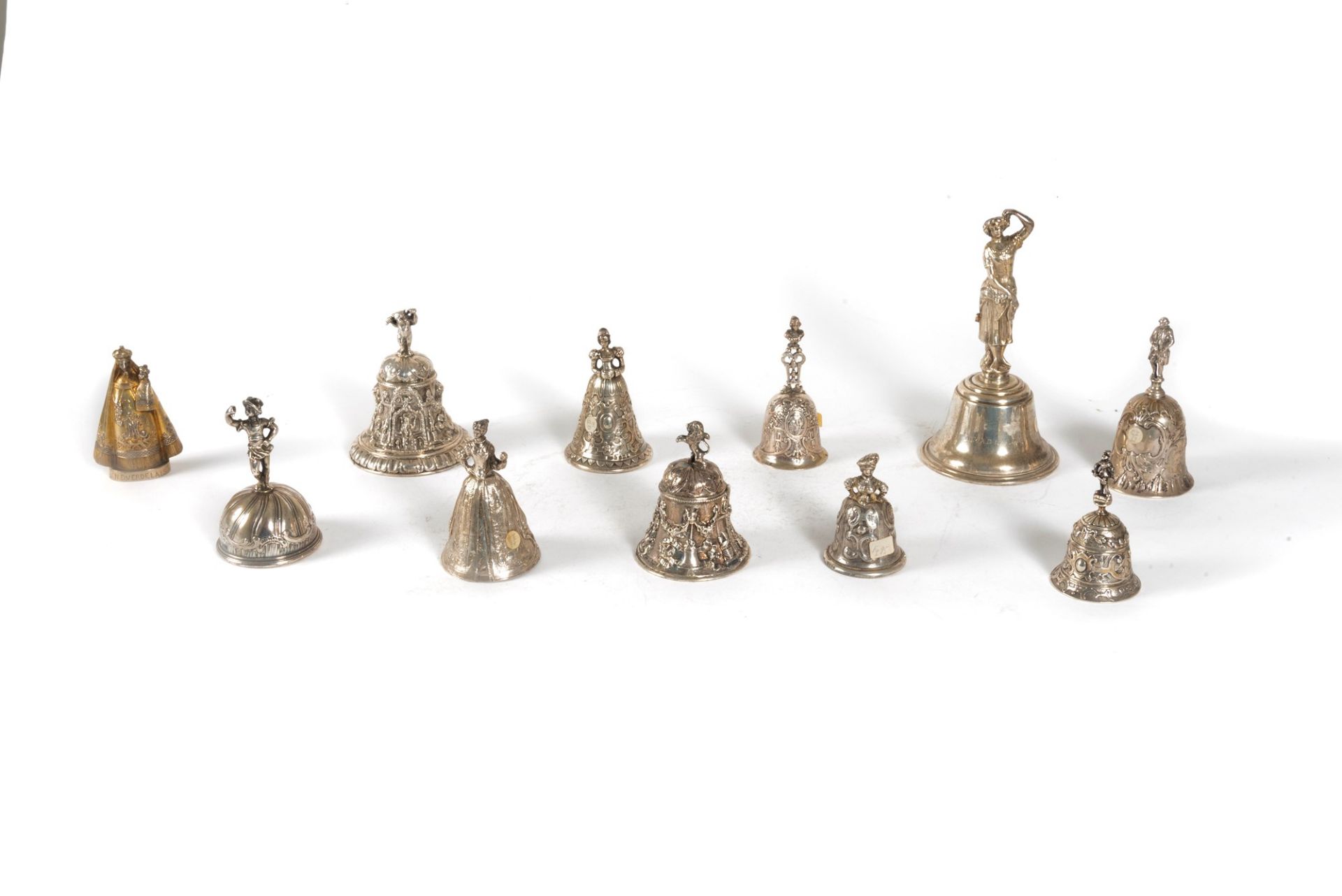 Lot consisting of eleven silver bells, England 19th-20th centuries