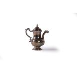 Small silver teapot