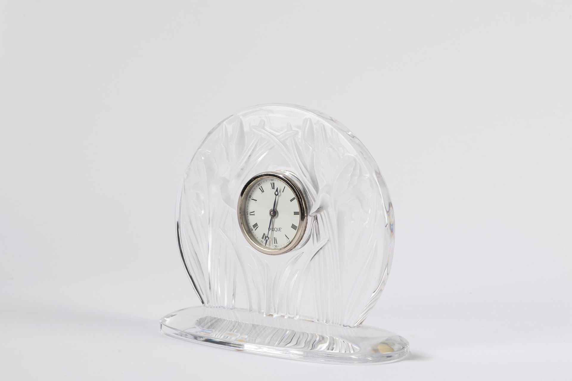 Lalique - Orologio da tavolo, serie Iris