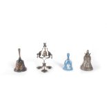 Lot composed of four bells, 19th-20th century