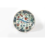 Iznik ceramic plate, Ottoman Empire, Turkey, 17th century