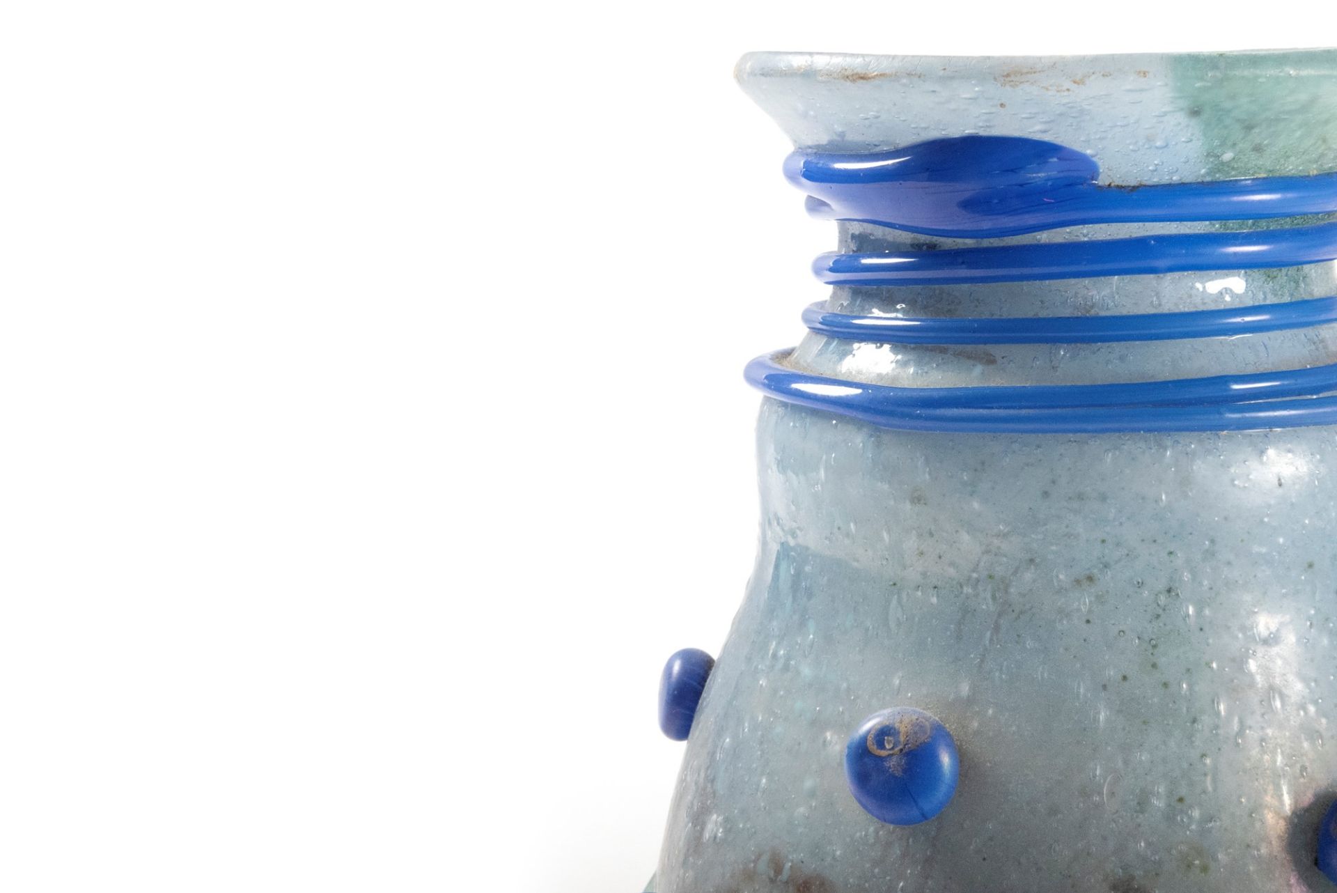 Blue Murano glass vase - Image 2 of 2
