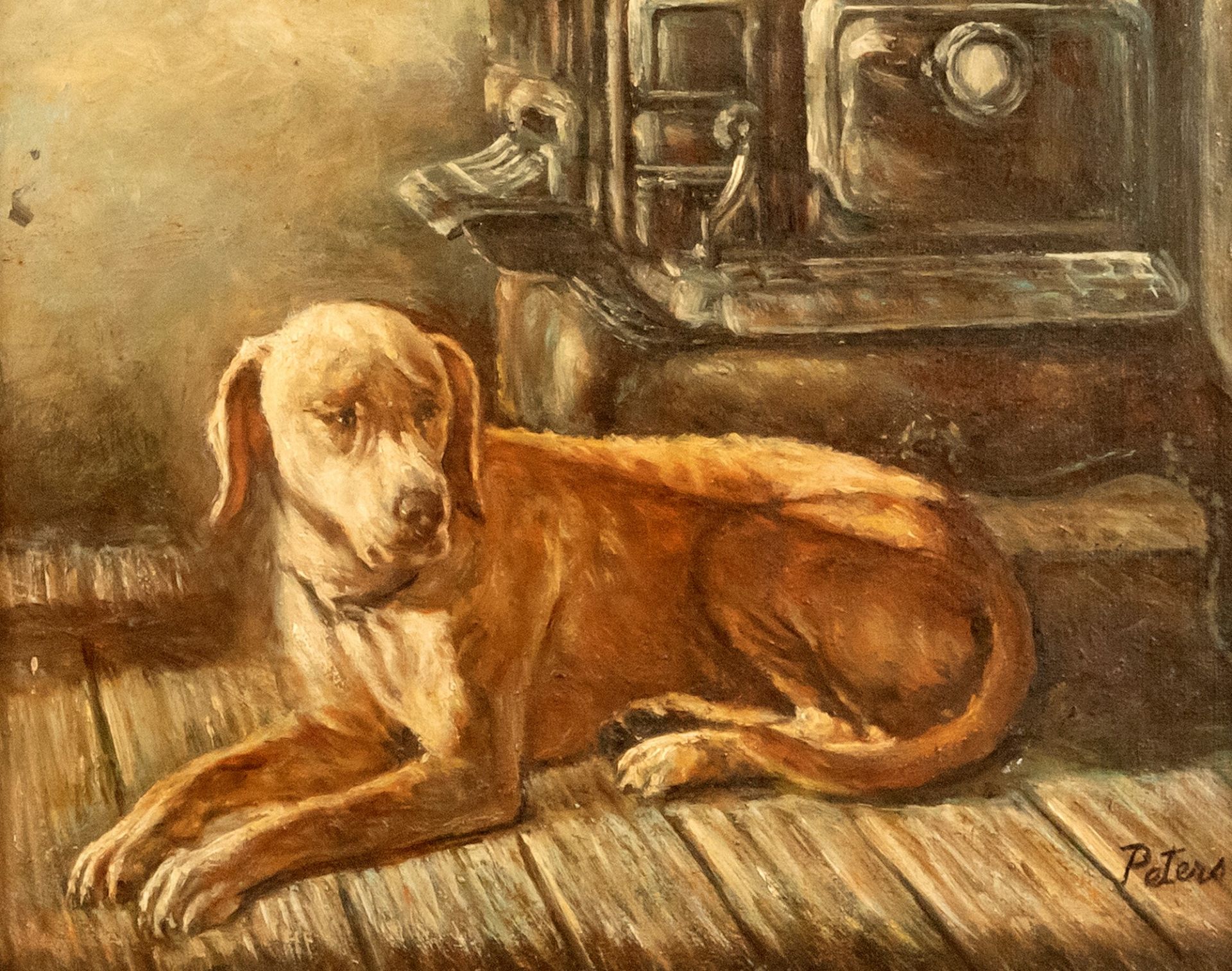 Scuola inglese, secolo XIX - Resting dog