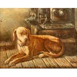 Scuola inglese, secolo XIX - Resting dog