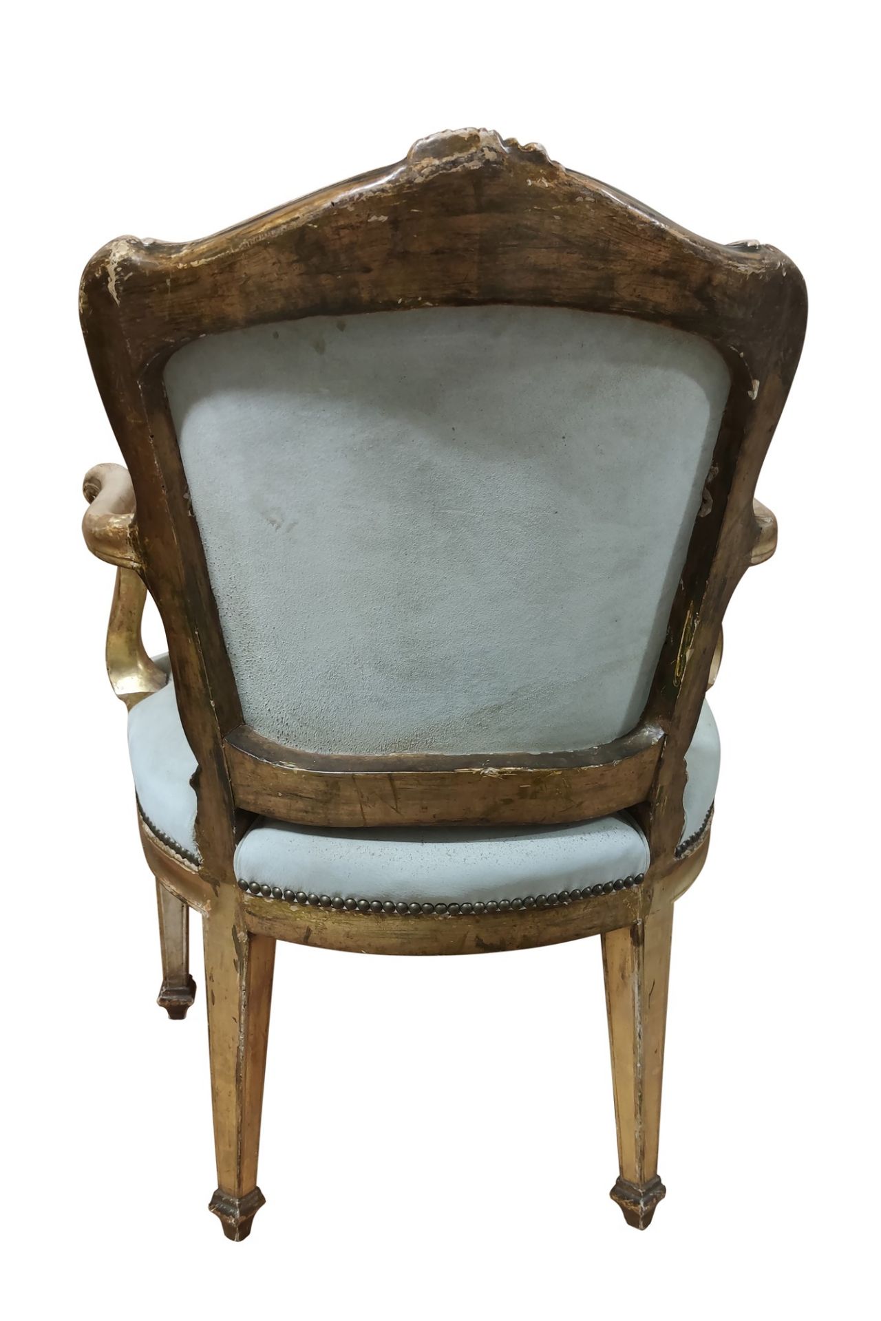 Armchair in gilded wood, late 18th century - Image 3 of 5