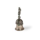 Bell in silver and enamels, Austria late 19th century