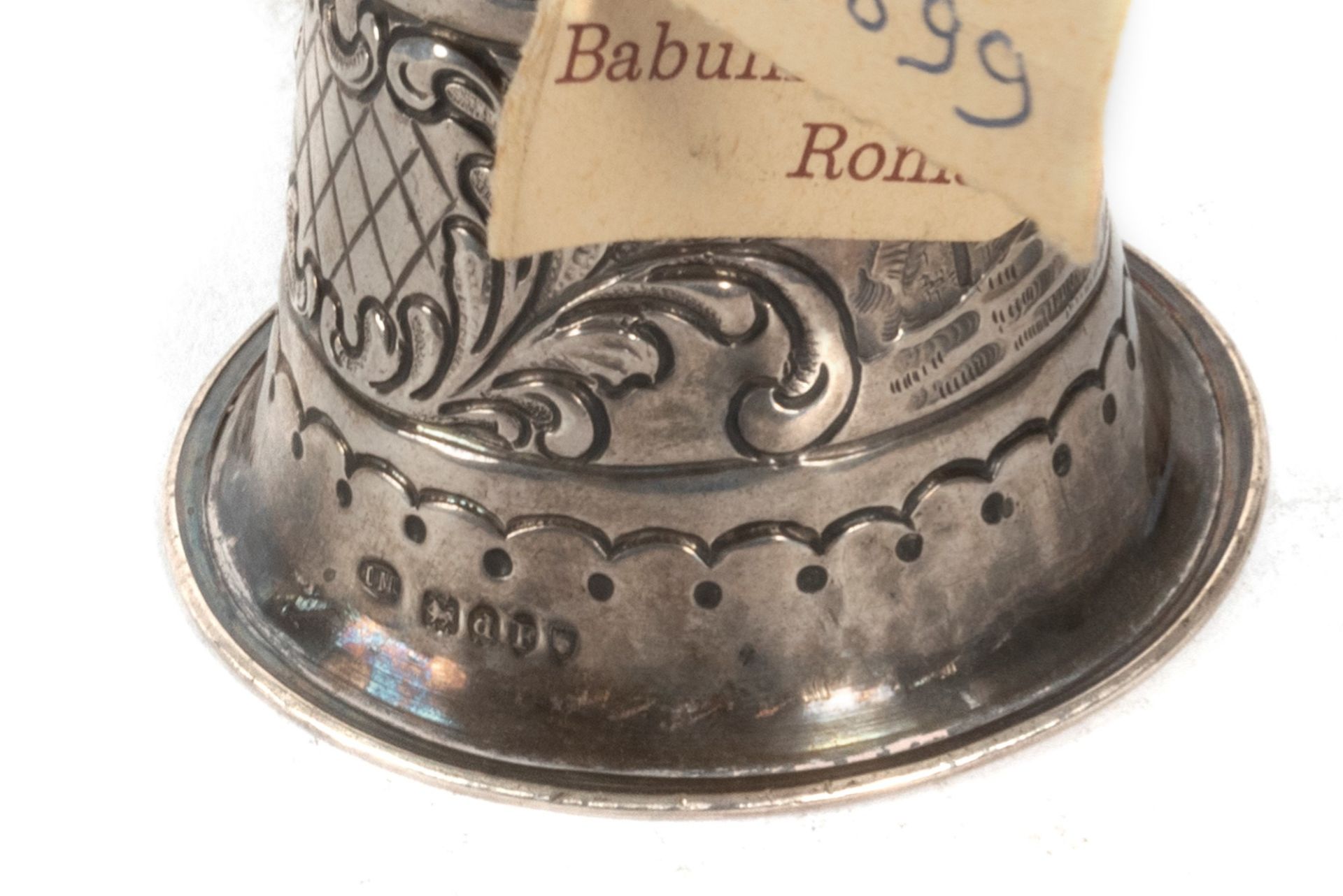 Silver bell, 19th century (windmill cup) - Image 4 of 5