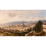 Scuola italiana, secolo XIX - View of Florence
