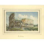 Scuola europea, secolo XX - View of the Colosseum