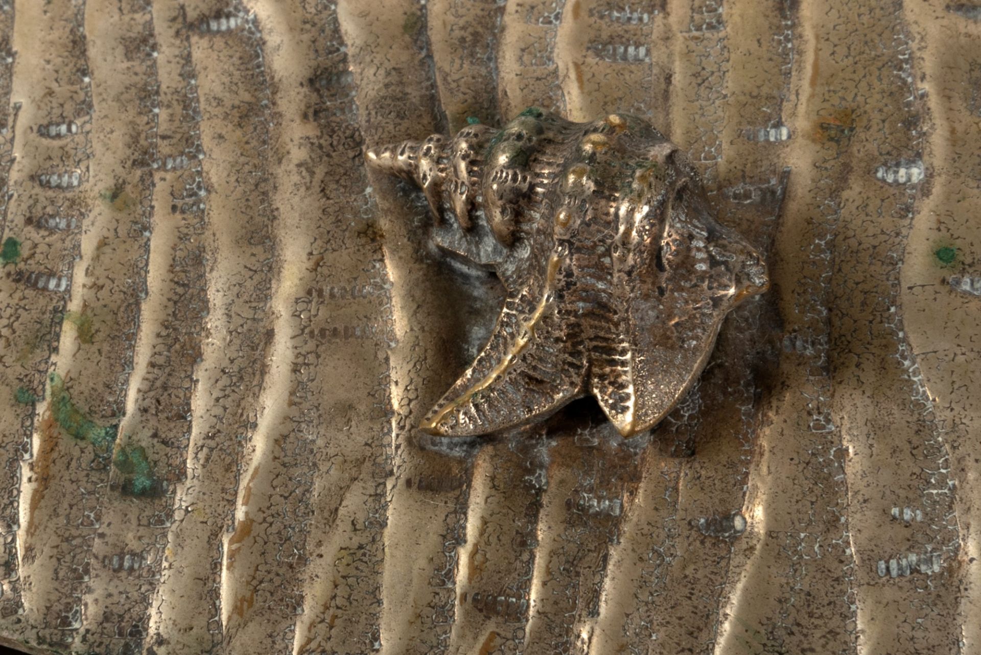 Franco Lapini - Large shellfish holder in silver plate - Bild 3 aus 3