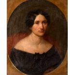 Scuola italiana, secolo XIX - Half-length portrait of a lady
