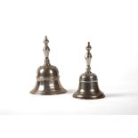 Two silver bells, London, England, early 20th century