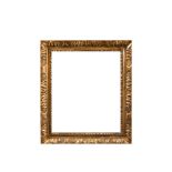 Carved and gilded wooden frame, 20th century