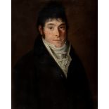 Gian Maria Rossetti Valentini (Val Vigezzo 1796-1878) - Half-length portrait of a gentleman