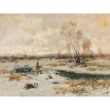 Ivan Karpoff (Novočerkassk 1898-Milano 1970) - Steppe in winter