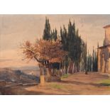 Giuseppe Haimann (Milano 1828-Alessandria d'Egitto 1883) - Tuscan church