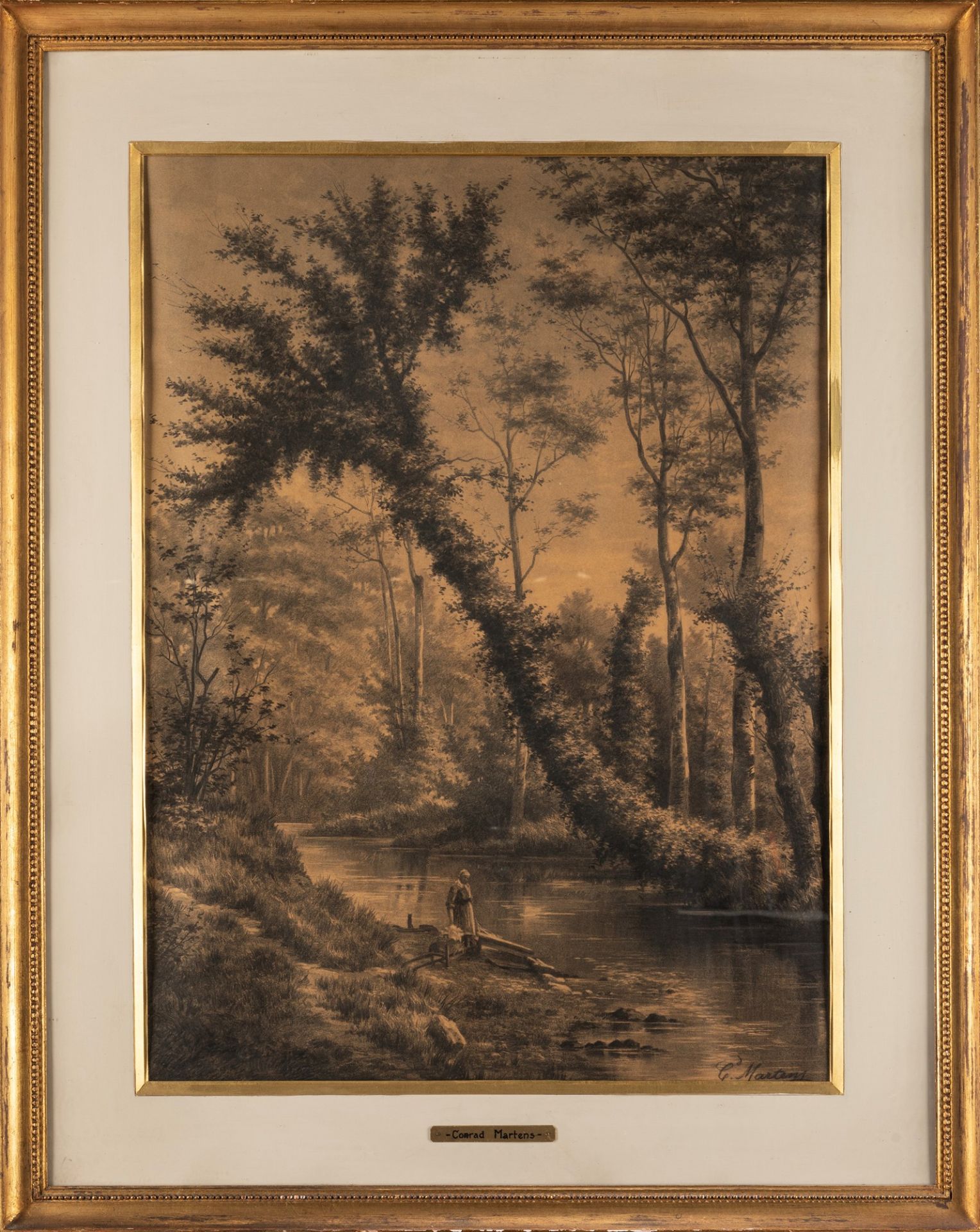 Conrad Martens (Londra 1801-Sydney 1878) - Along the river - Bild 2 aus 3