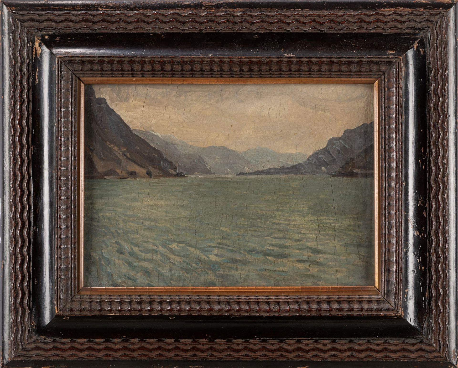 Giuseppe Facchinetti (Bolgare 1893-Bergamo 1951) - Lake Iseo - Image 2 of 3