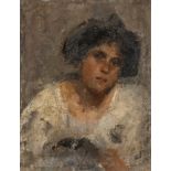 Giovanni Trussardi Volpi (Clusone 1875-Lovere 1921) - Female portrait