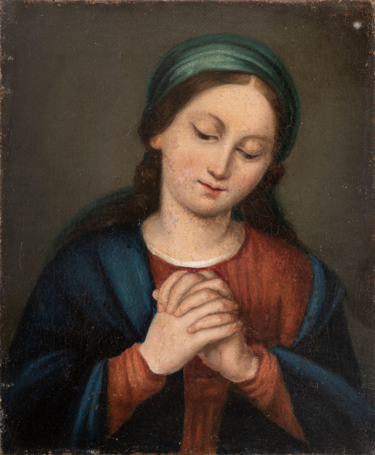 Scuola lombarda del XIX secolo - Madonna praying
