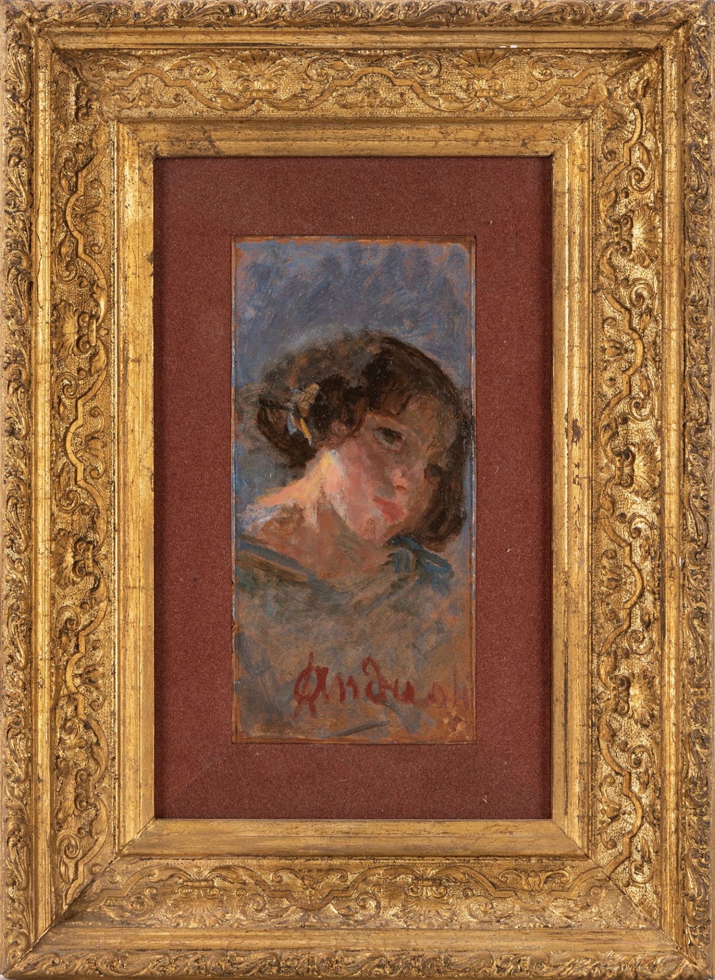 Attilio Andreoli (Chiari 1877-Verbania 1950) - The child - Image 2 of 2